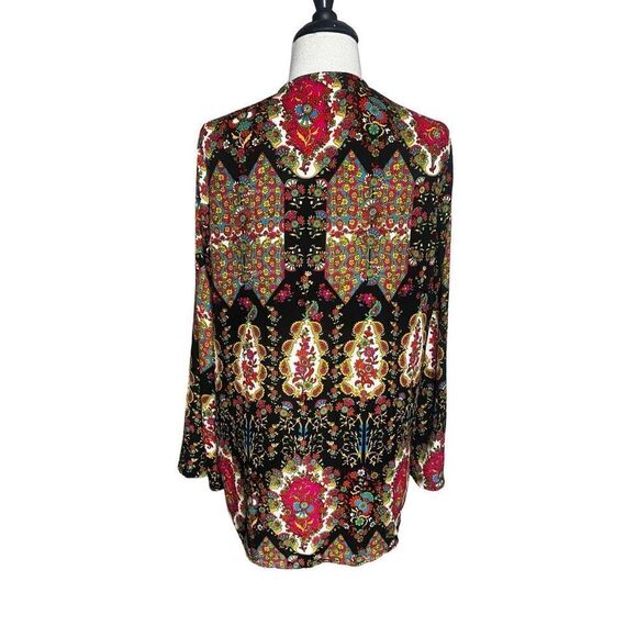 Show Me Your Mumu Long Sleeve Floral Shrug, Tunic Top Small - Picture 4 of 5